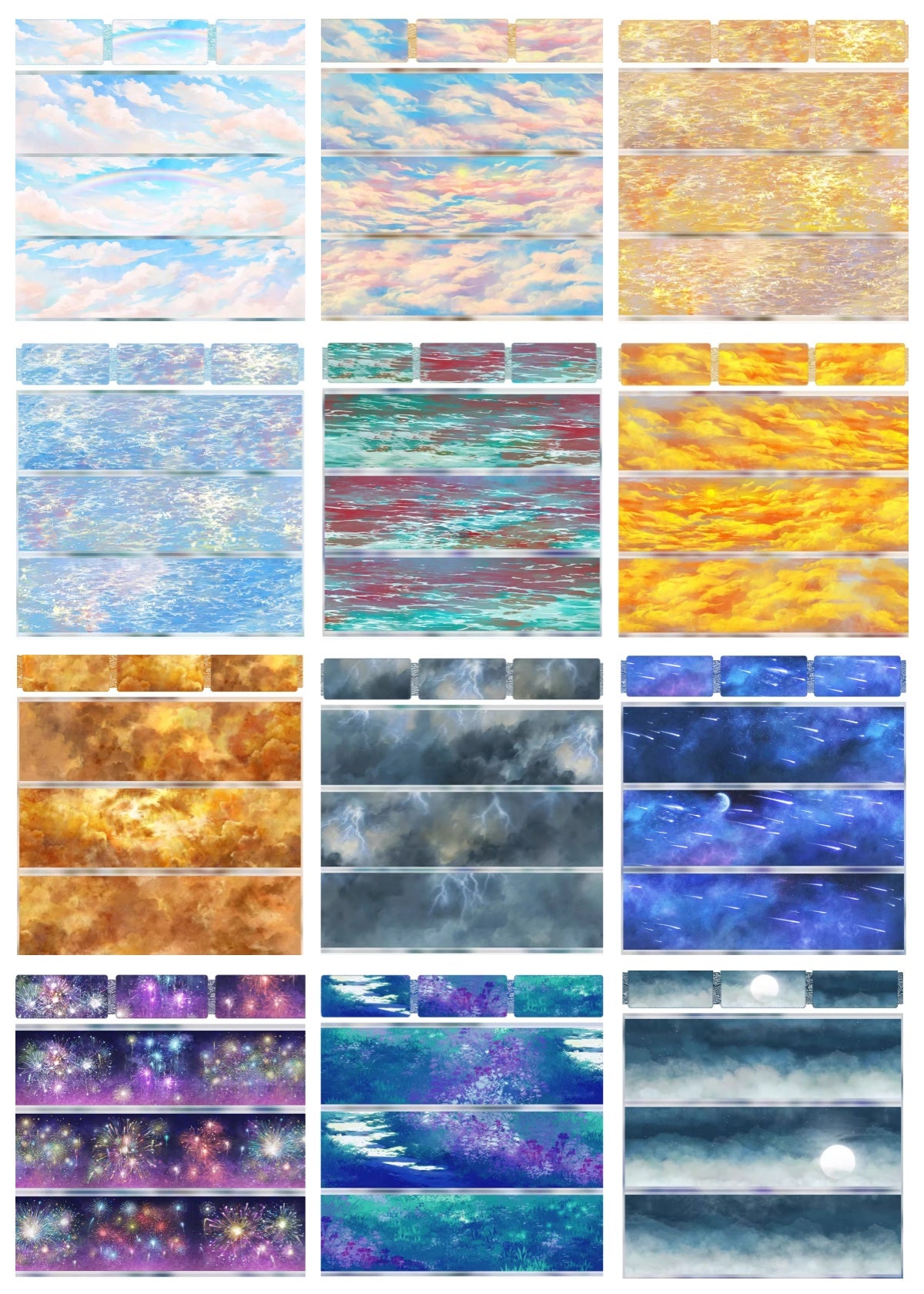 Zero Sky 2/ Lawn/ River Pet Tapes(12 Styles ) LOOPS