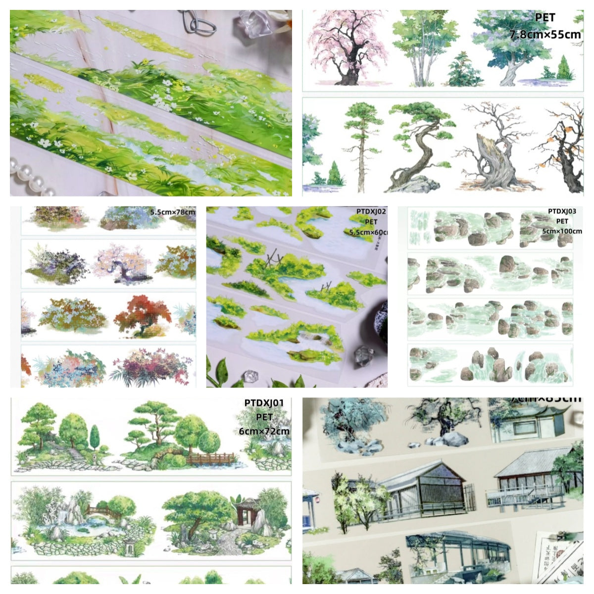 Da Xiang Jun 1-7 ( Landscaping,Tree ) 7 Styles LOOPS
