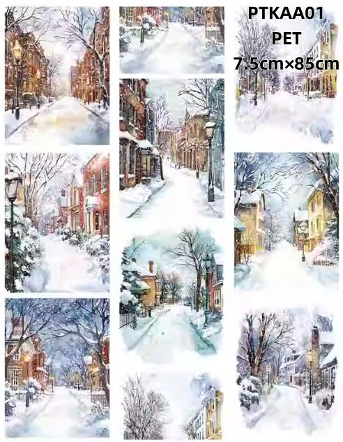 Xiao Ke Ai A ( Snow Town , Snow Scenery ) 7 Styles LOOPS