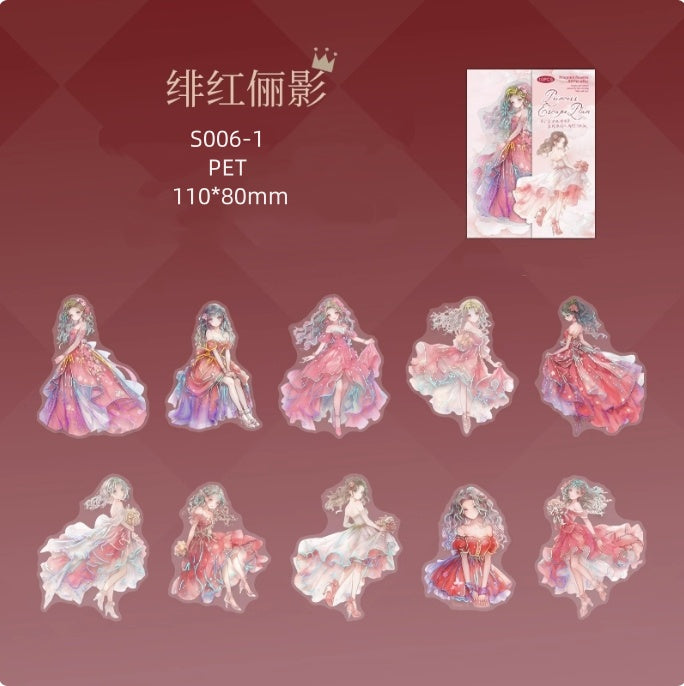 S006-Princess Escape Plan Sticker 6 Styles