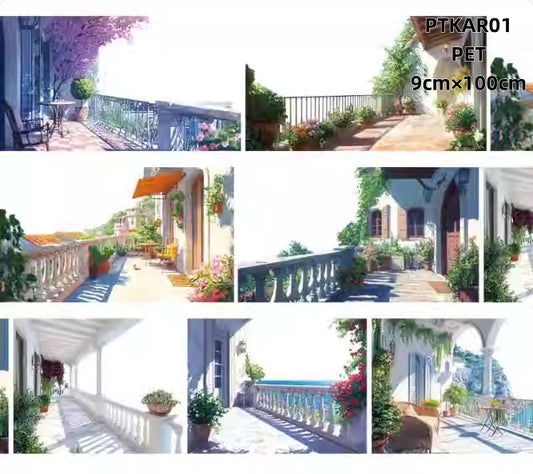 Xiao Ke Ai R ( Balcony, Sea view ,Beachside courtyard ,Gardon house ) 7 Styles LOOPS