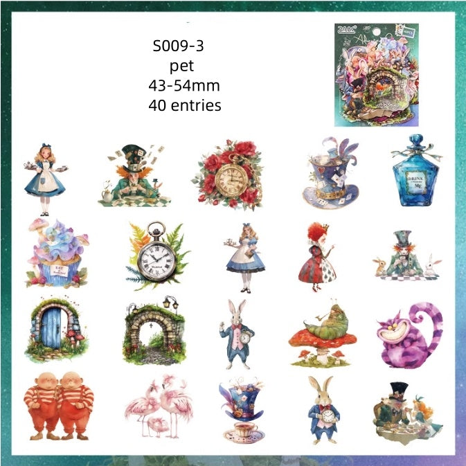 S009-Fantasy Journey Series Sticker 4 Styles