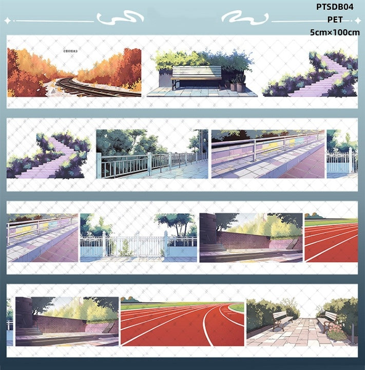 San Du Wen Chuang B(Ground ,Steps ,Cannes estate ,Sunset at the seaside ,Seascape ,shell,dolphin ,jellyfish ,Spend vacation by sea ) 7 Styles LOOPS