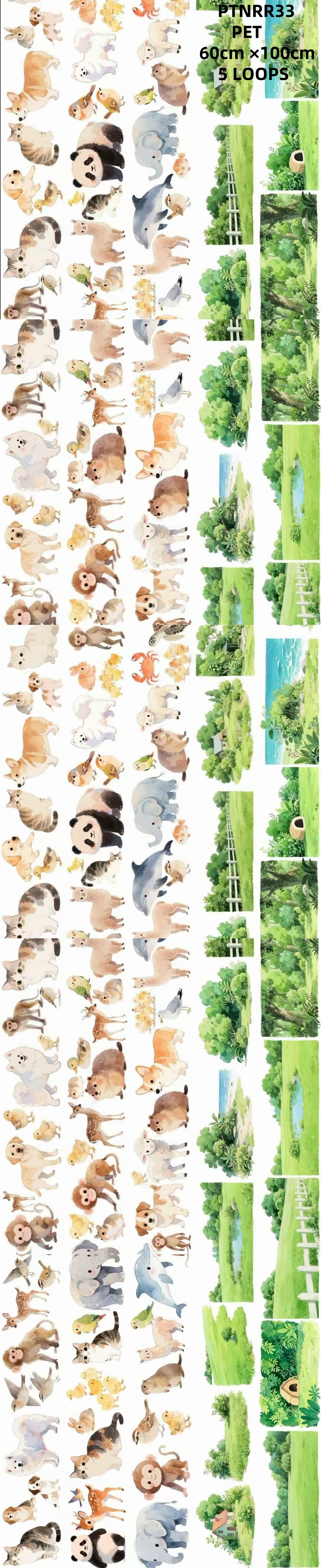 Ning Ren Ren C ( Animals ,Zoo ,Sky ,Black and white frame ,Englishword count ) 4 Styles