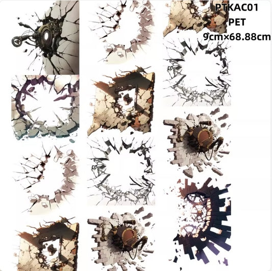 Xiao Ke Ai C (Punk Series,Broken,Coffees,Study,Window ) 9 Styles LOOPS