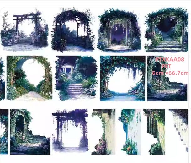 Xiao Ke Ai A1 HUA YUAN YE (Garden Night ) 2 Sizes 3 Styles LOOPS