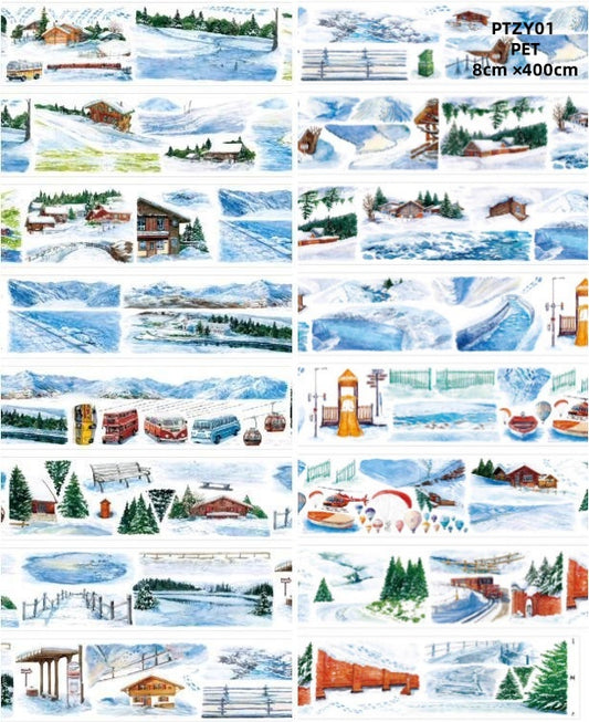 Zhi Yu 1 ( Snow scenery ,Snowhouse , Glacier , River ,Village ) 2 Styles LOOPS