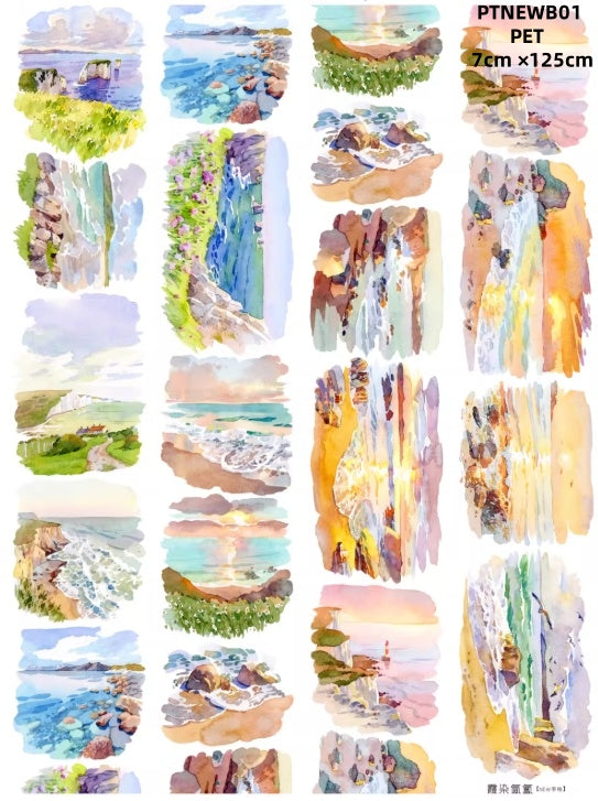 NEW B (Sunset ,Flower door ,The four seasons ,Store , Road sign ,Highway) 10 Styles LOOPS