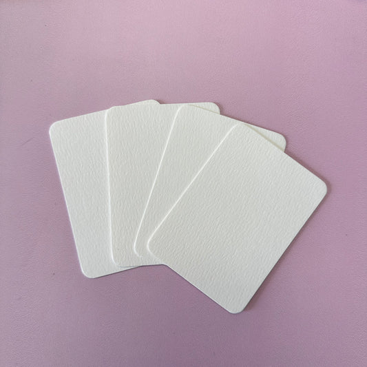A0724-Watercolor paper Blank ATC card*1 pack 50 pcs 3.58*2.56 inch