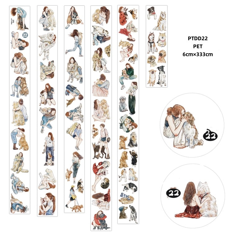 Ding Ding 3 ( character , boys and girls ,girls and pet ,summer girl ) 6 Styles LOOPS