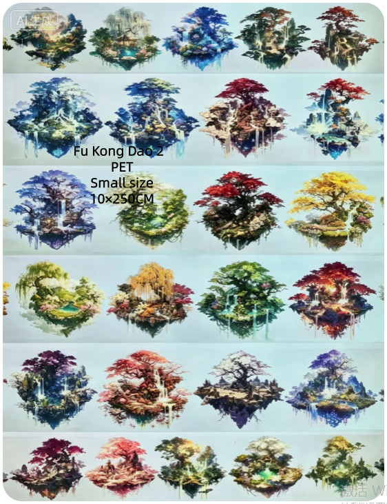 Limited Edition《Zhai Mao Ju 》Water and Floating island (Loop)