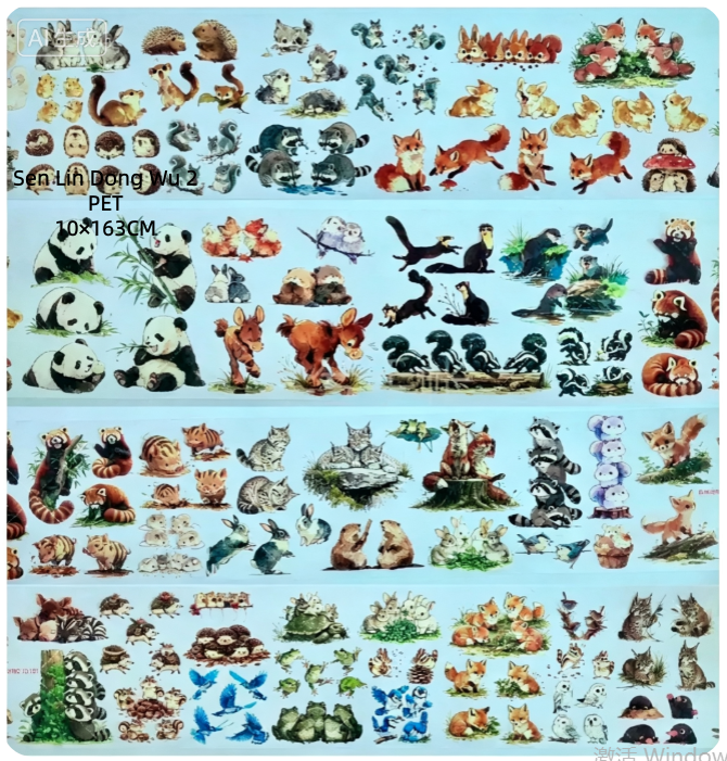 Limited Edition《Zhai Mao Ju 》Forest animals ,Mushroom fairies (Loop)