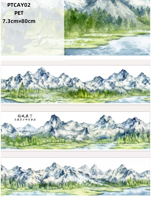 Chang An Yue A ( Lhasa , Falls ,Landscape ,The South Pole ) 7 Styles LOOPS