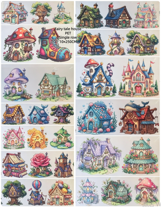 Limited Edition《Zhai Mao Ju 》Fairy tale house and grassland