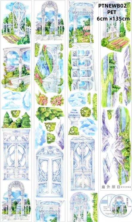 NEW B (Sunset ,Flower door ,The four seasons ,Store , Road sign ,Highway) 10 Styles LOOPS