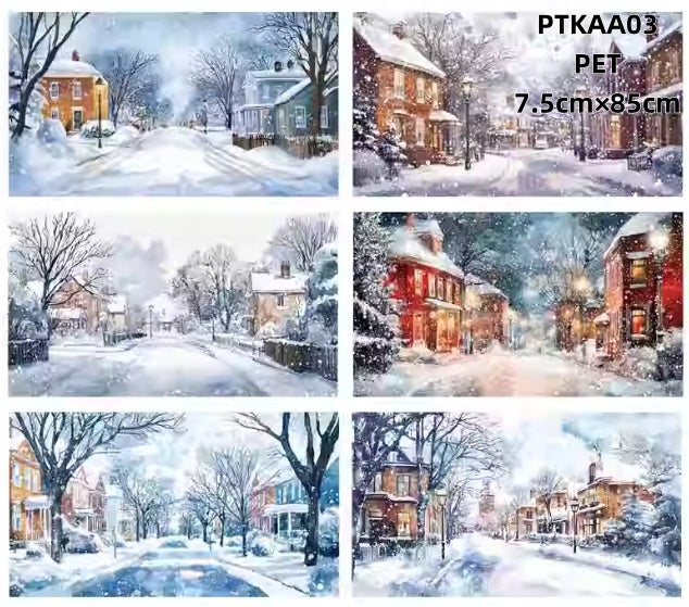 Xiao Ke Ai A ( Snow Town , Snow Scenery ) 7 Styles LOOPS