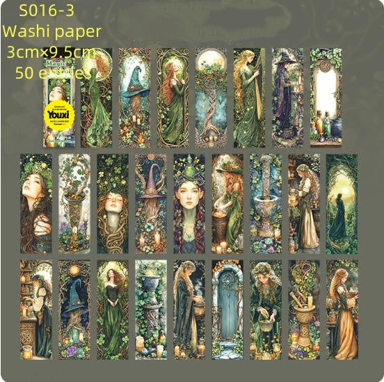 S016-Have a nice day ( Magic scroll ) 6 Styles Washi paper