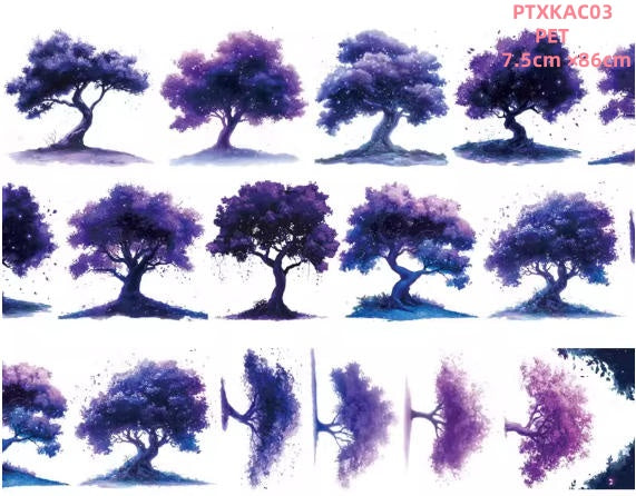 Xiao Ke Ai C1 YE SHU ( The tree at night ) 3 Sizes 3 Styles LOOPS
