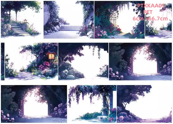 Xiao Ke Ai A1 HUA YUAN YE (Garden Night ) 2 Sizes 3 Styles LOOPS