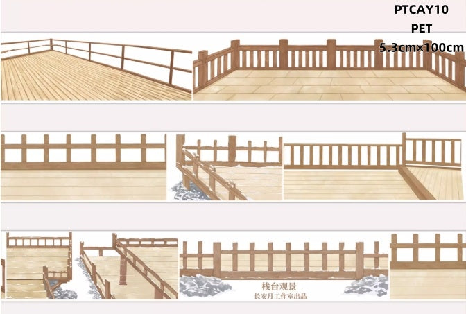Chang An Yue B(Byobu ,Screen paintings ,Trestle work) 3 Styles LOOPS