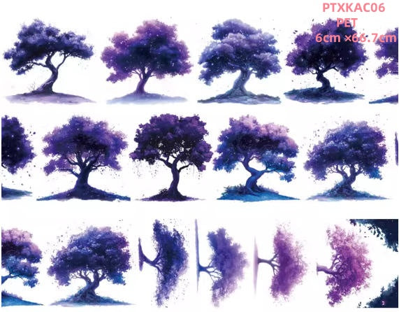 Xiao Ke Ai C1 YE SHU ( The tree at night ) 3 Sizes 3 Styles LOOPS