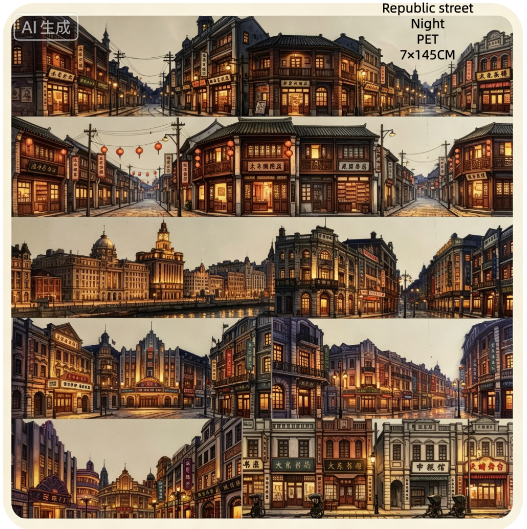 Limited Edition《Zhai Mao Ju 》Construction in period of republic (Loop)