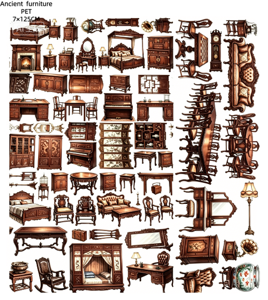 Limited Edition《Zhai Mao Ju 》Ancient furniture,Liberal table (Loop)