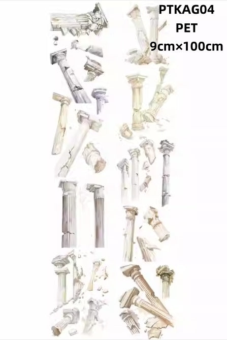 Xiao Ke Ai G ( Roman column , marble pillar ) 6 Styles LOOPS