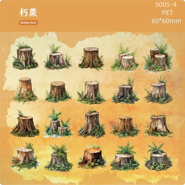 S005-Growth Ring series sticker pack 6 Styles