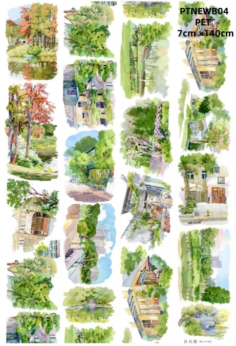 NEW B (Sunset ,Flower door ,The four seasons ,Store , Road sign ,Highway) 10 Styles LOOPS