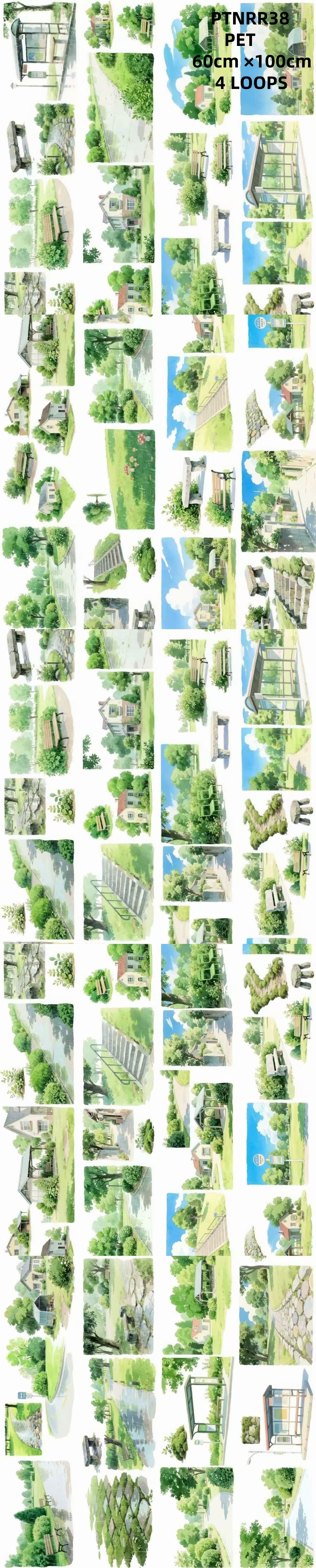 Ning Ren Ren D ( Lotus garden design,Lotus,Rainy forest,Campus building ) 3 Styles