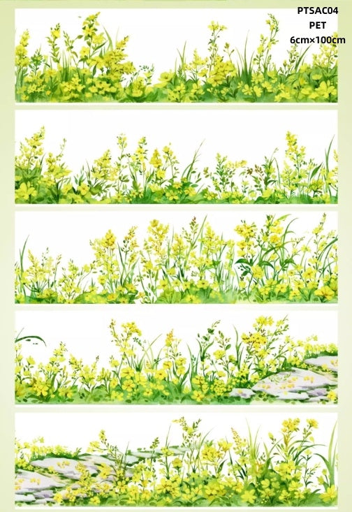 Shi An Jia C(Terraced fields ,Country ,Rape flower ,Mountain and flower water ,Field animals ,earthworm,tortoise,butterfly,frog) 8 Styles LOOPS