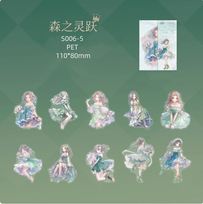 S006-Princess Escape Plan Sticker 6 Styles