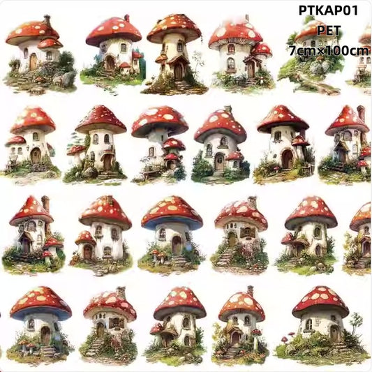 Xiao Ke Ai P ( Mushroom house ) 2 Styles LOOPS