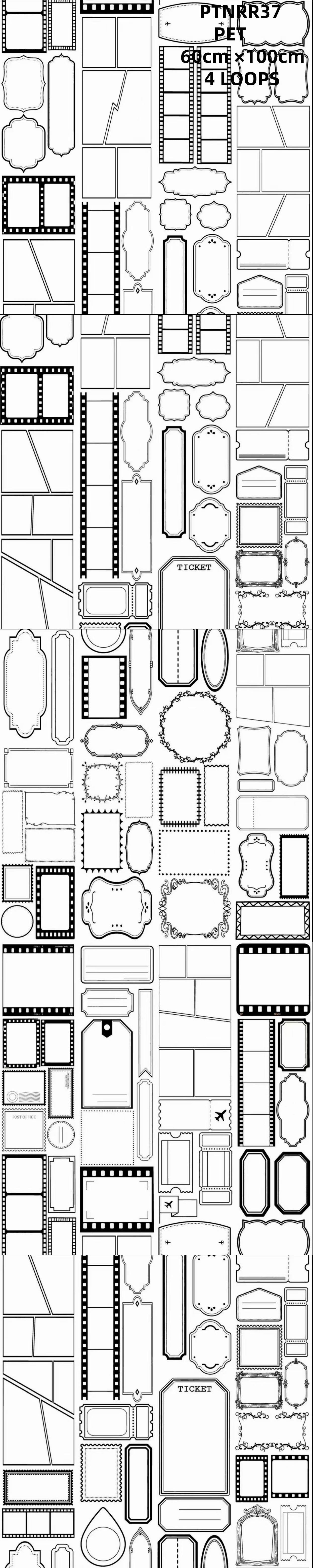 Ning Ren Ren C ( Animals ,Zoo ,Sky ,Black and white frame ,Englishword count ) 4 Styles