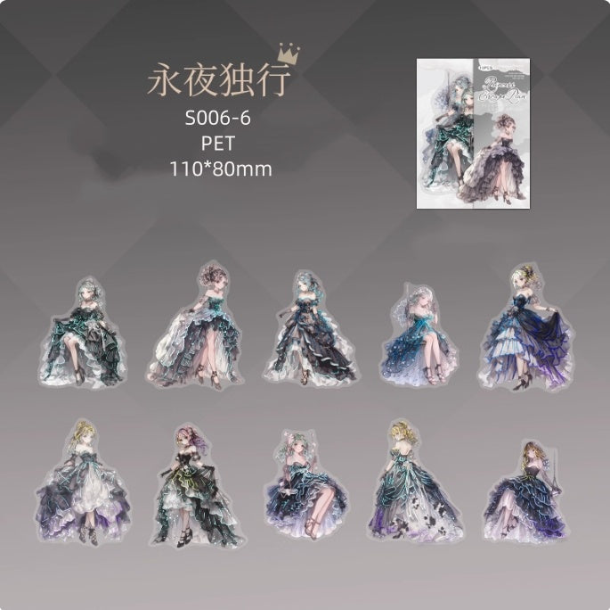 S006-Princess Escape Plan Sticker 6 Styles