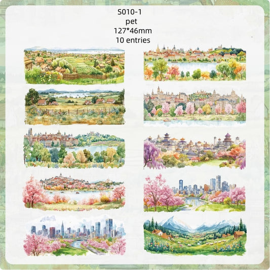 S010-Season Market Era Sticker 4 Styles