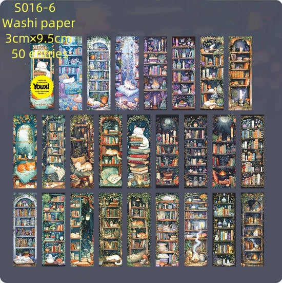 S016-Have a nice day ( Magic scroll ) 6 Styles Washi paper