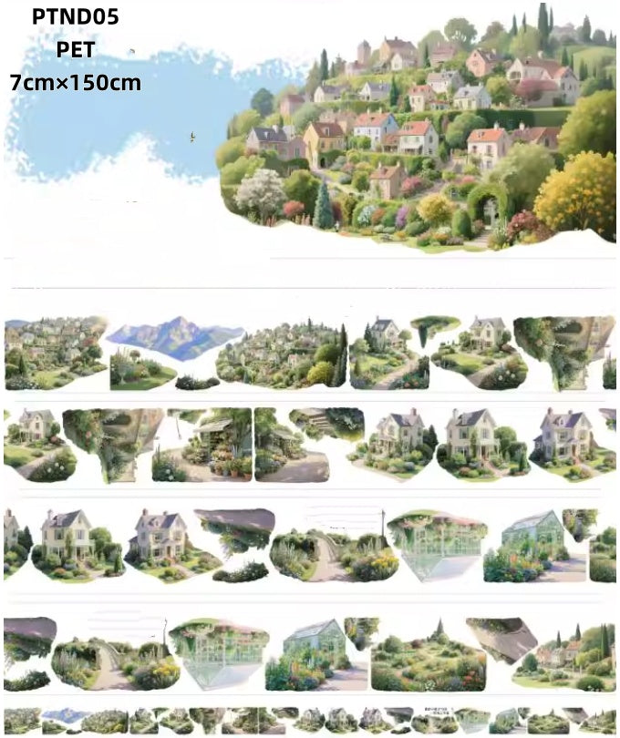 Nai Dong 7 ( Amusement park, hot air balloon ,kite ,fireworks ,castle,Nighttime road ,Rainy night road surface,city night view) 11 Styles LOOPS
