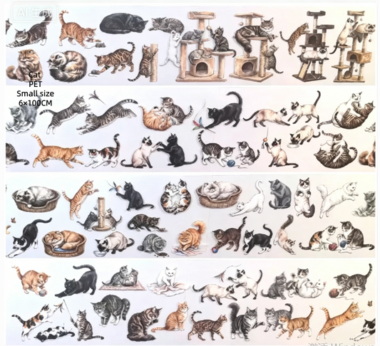 Limited Edition《Zhai Mao Ju 》Dog and Cat (Loop)
