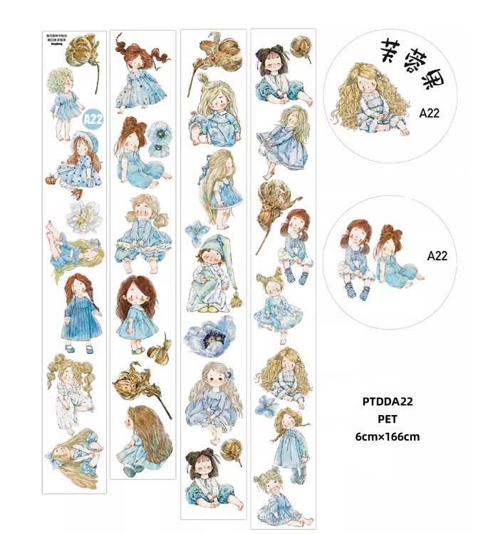 Ding Ding A1 ( chacater , sister ,girls ,clown , pear flower ) 12 Styles LOOPS