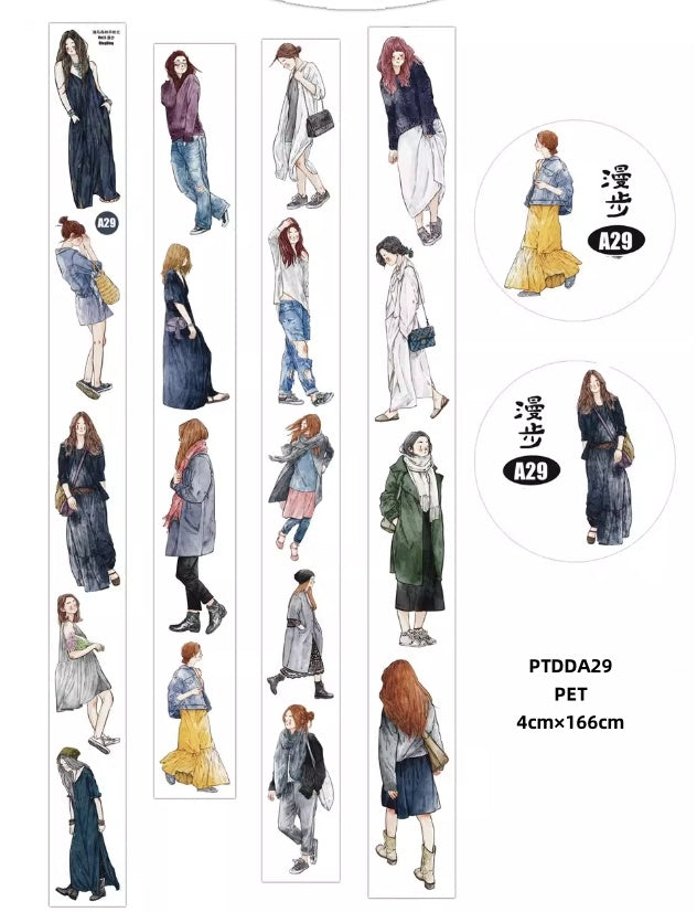 Ding Ding A1 ( chacater , sister ,girls ,clown , pear flower ) 12 Styles LOOPS