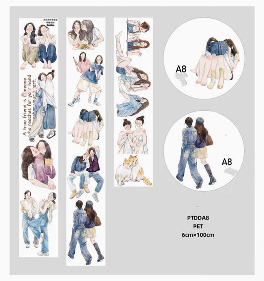 Ding Ding A1 ( chacater , sister ,girls ,clown , pear flower ) 12 Styles LOOPS