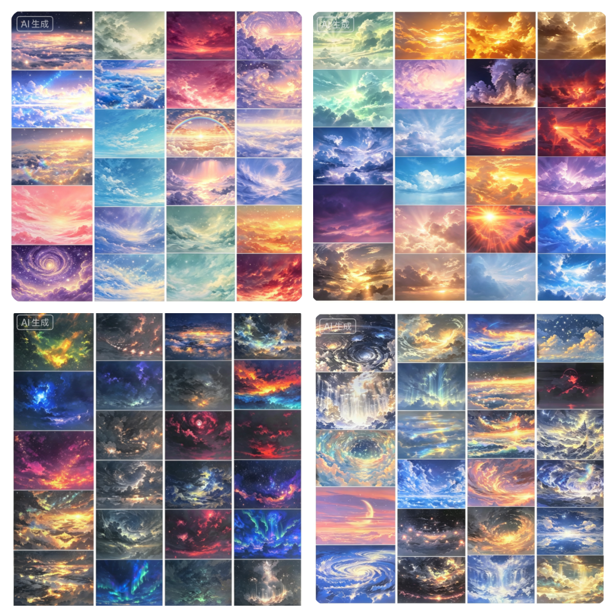 Limited Edition《Zhai Mao Ju 》The sky above the cloud layer (Loop)