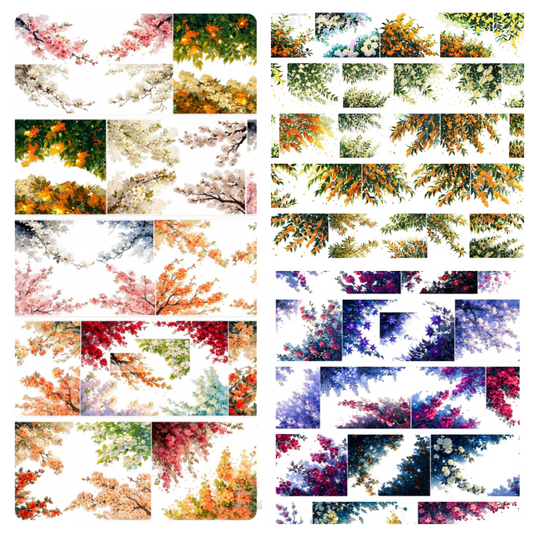 Limited Edition《Zhai Mao Ju 》Flower branches ,osmanthus branches ,Night flower branches (Loop)
