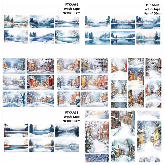 Xiao Ke Ai A ( Snow Town ， Snow Scenery ) 7 Styles LOOPS