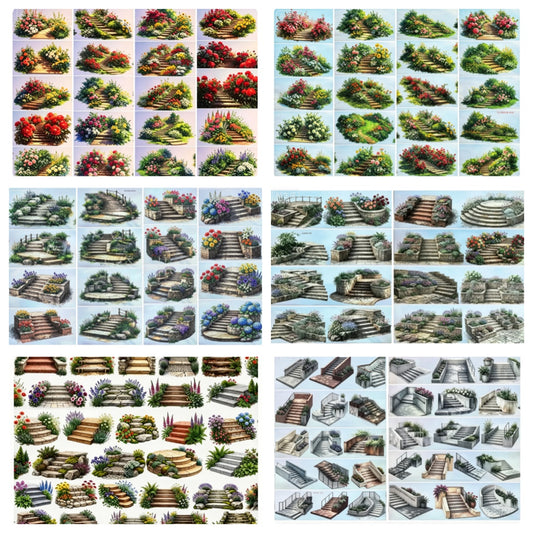 Limited Edition《Zhai Mao Ju 》Modern style steps and Stone steps (Loop)