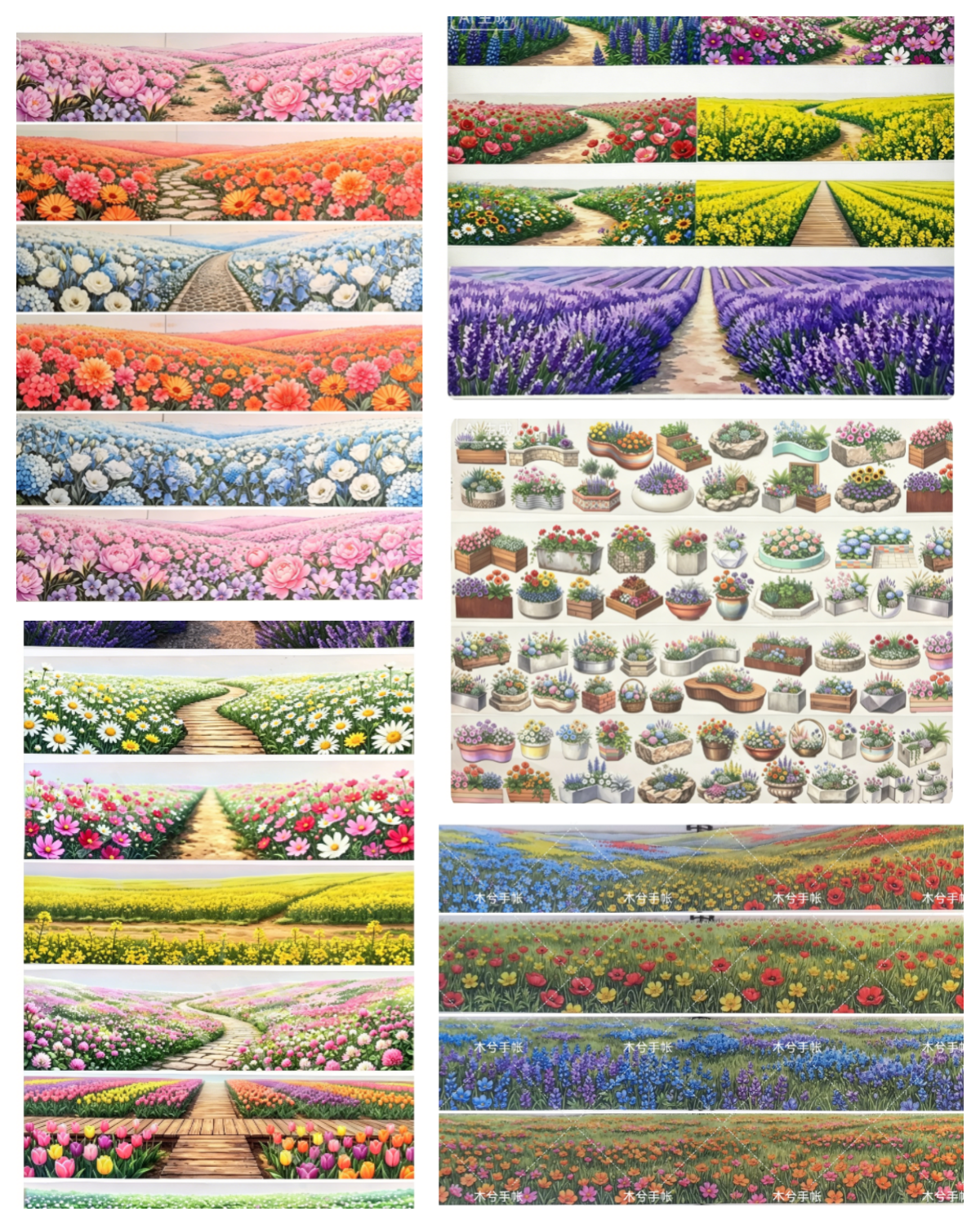 Limited Edition《Zhai Mao Ju 》Sea of flower ,Modern flower beds (Loop）