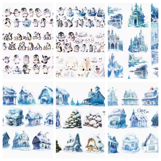 Xiao Ke Ai V ( Penguin ,Arctic animals,Igoo,Snowhouse ) 6 Styles LOOPS
