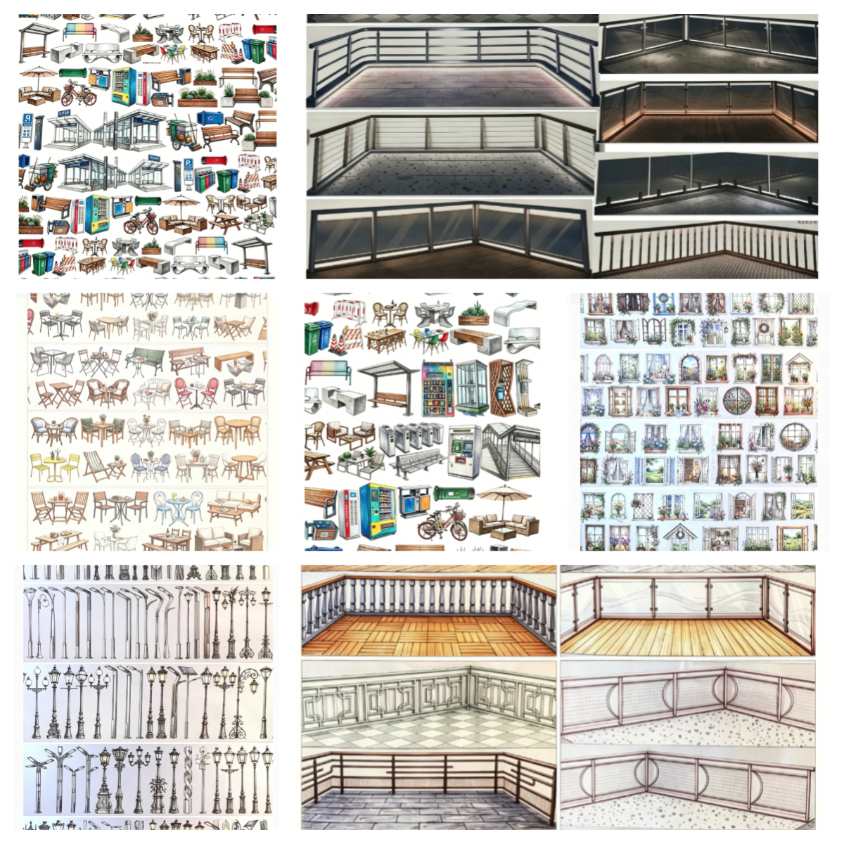 Limited Edition《Zhai Mao Ju 》External facility ,Country window,Balcony (Loop)